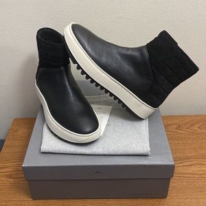 NWB AQUATALIA weatherproof Leather & Suede Ankle Boot